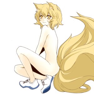 Rating: Explicit Score: 0 Tags: animal_ears blonde_hair female fox_ears fox_tail goldregen multi_tail no_socks nude ran_yakumo rule34 shoes short_hair sitting solo tail tails touhou yellow_eyes User: bunchy7s