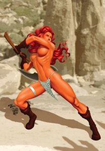 Rating: Explicit Score: 0 Tags: 1girls armor chainmail female female_only loincloth marvel marvel_comics red_sonja red_sonja_(comics) rule34 solo tagme zac_brito User: bunchy7s