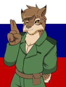 Rating: Safe Score: 0 Tags: anthro black_sclera bolek_(droll3) clothing droll3 e621 felid feline hi_res lynx male mammal parody slovak slovak_republic slovakia solo world_war world_war_2 yellow_eyes User: bunchy7s