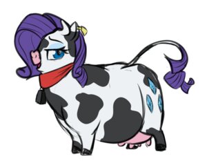 Rating: Questionable Score: 0 Tags: 2014 alternate_species blue_eyes blue_eyeshadow bovid bovine butt calorie cattle cowbell cutie_mark dairy_cattle e621 ear_piercing ear_tag eyeshadow fan_character female feral friendship_is_magic hair hasbro holstein_friesian_cattle looking_at_viewer makeup mammal my_little_pony piercing purple_hair raricow_(mlp) rarity_(mlp) solo standing teats udders User: bunchy7s