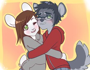 Rating: Safe Score: 0 Tags: anthro canid canine canis clothing digital_media_(artwork) domestic_dog duo e621 eyewear female glasses green_eyes heart_symbol hoodie lagomorph leporid male mammal rabbit tail topwear waitress_(artist) User: bunchy7s Rating: Safe Score: 0 Tags: anthro canid canine canis clothing digital_media_(artwork) domestic_dog duo e621 eyewear female glasses green_eyes heart_symbol hoodie lagomorph leporid male mammal rabbit tail topwear waitress_(artist) User: bunchy7s