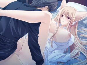 Rating: Explicit Score: 0 Tags: animal_ear artist_request bed blonde_hair blush breasts censored character_request female lying male penis pussy rule34 sex source_request User: bunchy7s