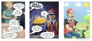 Rating: Safe Score: 0 Tags: bicycle bummerdude comic e621 english_text female generation_1_pokemon greeting human humanoid humor machoke male mammal nintendo plant pokemon pokemon_(species) pokemon_trainer red_(pokemon) shopping sun text tree vehicle User: bunchy7s