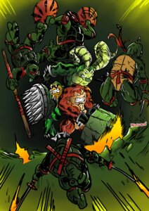 Rating: Safe Score: 0 Tags: amphibian anthro battle battletoads black_outline clothing crossover digital_media_(artwork) donatello_(tmnt) e621 fight footwear frog group hammer horn leonardo_(tmnt) male melee_weapon michelangelo_(tmnt) muscular muscular_male nunchaku outline pimple_(battletoads) polearm raphael_(tmnt) rareware rash_(battletoads) reptile sai_(weapon) scalie shoes staff sword teenage_mutant_ninja_turtles toad_(frog) tools turtle unknown_artist weapon zitz_(battletoads) User: bunchy7s