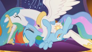 Rating: Questionable Score: 0 Tags: 16:9 2014 blue_body blue_feathers blue_fur blush colored_outline crown cutie_mark detailed_background duo e621 equid equine eyes_closed facelessjr feathered_wings feathers female female/female friendship_is_magic fur hair hasbro headgear hi_res horn horse_tail long_hair mammal multicolored_hair my_little_pony mythological_creature mythological_equine mythology on_model pegasus princess_celestia_(mlp) rainbow_dash_(mlp) rainbow_hair sex star white_body white_fur widescreen winged_unicorn wings User: bunchy7s