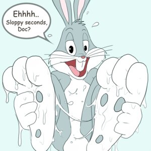 Rating: Explicit Score: 0 Tags: 1:1 4_toes after_footjob after_sex anthro bodily_fluids bugs_bunny cum cum_on_feet dialogue e621 english_text feet foot_focus genital_fluids hindpaw lagomorph leporid looking_at_viewer looney_tunes male mammal nude paws plantigrade rabbit soles solo talking_to_viewer text toes unknown_artist warner_brothers User: bunchy7s