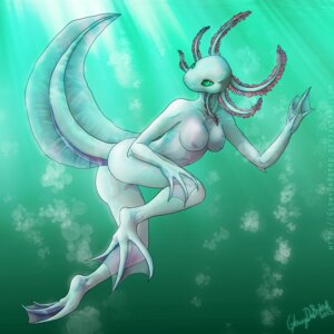 Rating: Questionable Score: 0 Tags: 1:1 amphibian aquatic axil_(ralola) axolotl breasts butt e621 external_gills female fin gills glowingraver green_eyes hi_res mole_salamander nipples non-mammal_breasts non-mammal_nipples nude salamander solo swimming underwater water User: bunchy7s