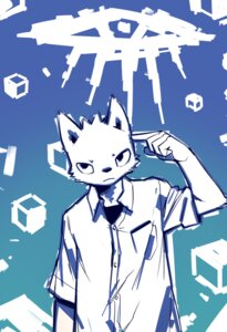 Rating: Safe Score: 0 Tags: abstract_background anthro biped black_eyes button_(fastener) canid canine clothed clothing cube_(object) e621 fffffolder fox gesture hand_gesture looking_at_viewer male mammal pointing pointing_at_head pointing_at_self raised_arm simple_background solo standing User: bunchy7s