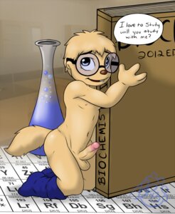 Rating: Explicit Score: 0 Tags: alvin_and_the_chipmunks alvin_and_the_chipmunks_(1983) anthro balls blue_eyes bluepawpanda book chemicals chemistry chipmunk circumcised e621 english_text erection erlenmeyer_flask eyewear fluffy fluffy_tail genitals glasses ground_squirrel humanoid_genitalia humanoid_penis laboratory_equipment laboratory_glassware male mammal nude penis rodent scientific_instrument sciurid shota simon_seville solo tail teeth text young young_anthro User: bunchy7s