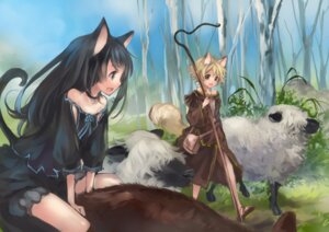 Rating: Safe Score: 0 Tags: animal_humanoid animal_tail black_hair blonde_hair canid canid_humanoid canine canine_humanoid cat_humanoid cat_tail domestic_cat duo e621 felid felid_humanoid feline feline_humanoid felis female fox fox_humanoid fox_tail hair humanoid mammal mammal_humanoid okishiji_en User: bunchy7s