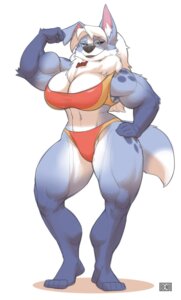 Rating: Safe Score: 0 Tags: 2014 anthro big_breasts biped black_nose blue_body blue_fur bng breasts canid canine canis chest_tuft cleavage clothed clothing domestic_dog e621 eyewear female fur glasses hair hi_res long_hair mammal morgi muscular muscular_anthro muscular_female navel solo standing tuft white_body white_fur white_hair User: bunchy7s