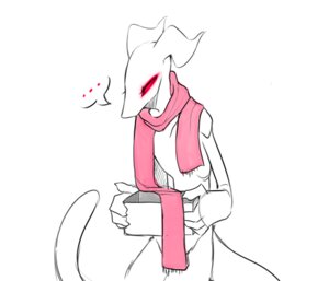 Rating: Safe Score: 0 Tags: alien ask_blog black_and_white_and_red box container dogrot e621 earthbound_(series) gieeg giygas holding_object low_res male nintendo red_eyes scarf simple_background solo source_request spot_color white_background User: bunchy7s