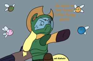 Rating: Safe Score: 0 Tags: applejack_(mlp) caluriri clothing crossover doom_(series) e621 earth_pony equid equine female feral friendship_is_magic group hasbro horse id_software mammal microsoft my_little_pony parasprite_(mlp) parody pony suit User: bunchy7s