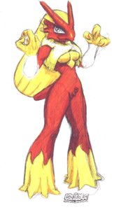 Rating: Explicit Score: 0 Tags: 2004 blaziken breasts color female female_only hair pokemon pokemon_(species) rule34 solo standing tagme ubaldo yellow_hair User: bunchy7s