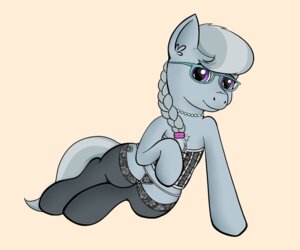 Rating: Questionable Score: 0 Tags: 2013 6:5 braided_hair clothing corset cutie_mark dashaloo e621 earth_pony equid equine eyewear female feral friendship_is_magic fur glasses grey_body grey_fur grey_hair hair hasbro hooves horse jewelry legwear lingerie long_hair looking_at_viewer lying mammal multicolored_hair my_little_pony necklace panties pony purple_eyes quadruped riscke silver_spoon_(mlp) smile solo stockings tail topwear two_tone_hair underwear young young_feral User: bunchy7s