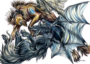 Rating: Safe Score: 0 Tags: ambiguous_gender canid canine chain collar duo e621 feral fur mammal markings membrane_(anatomy) membranous_wings nude pearleden quadruped side_view simple_background spikes tail white_background wings User: bunchy7s
