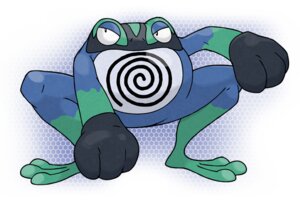 Rating: Safe Score: 0 Tags: 3:2 ambiguous_gender amphibian anthro belly black_hands blue_body crouching e621 fakemon generation_1_pokemon green_body hexagon mega_evolution nintendo nude pokeluka pokemon pokemon_(species) poliwrath simple_background simple_coloring simple_eyes simple_face solo standing swirl white_background white_belly User: bunchy7s