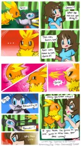 Rating: Questionable Score: 0 Tags: arthropod beautifly blue_eyes brown_hair chibi-depraved comic conjoined_speech_bubble dialogue e621 english_text female fire generation_3_pokemon hair hi_res human insect lepidopteran male mammal nintendo pokemon pokemon_(species) pokemon_speak speech_bubble text torchic User: bunchy7s