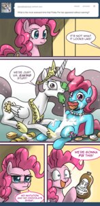 Rating: Questionable Score: 0 Tags: ask_blog blue_eyes caught_in_the_act comic cutie_mark dialogue e621 ear_piercing earth_pony english_text equid equine feathered_wings feathers female feral friendship_is_magic group hair hasbro horn horse jewelry john_joseco mammal mrs._cake_(mlp) my_little_pony mythological_creature mythological_equine mythology necklace piercing pink_eyes pink_hair pinkie_pie_(mlp) pony princess princess_celestia_(mlp) quadruped royalty tail text tumblr white_body white_feathers winged_unicorn wings User: bunchy7s