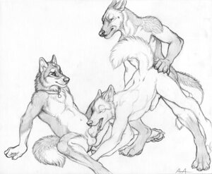 Rating: Explicit Score: 0 Tags: 2010 all_fours anal anal_penetration animal_genitalia animal_penis anthro anthro_fingered anthro_fingering anthro_fingering_anthro anthro_on_anthro ass_up balls black_and_white canid canine canine_genitalia canine_penis canis collar domestic_dog double_penetration e621 erection eyes_closed fellatio fingering from_behind_position genitals group group_sex knot male male/male male_fingering_male male_penetrated male_penetrating male_penetrating_male mammal monochrome nude oral oral_penetration penetration penile penis raised_tail rukis sex simple_background sketch spitroast spread_legs spreading tail white_background User: bunchy7s