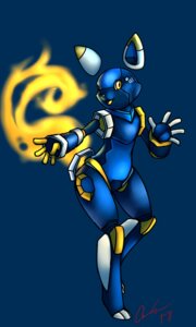 Rating: Safe Score: 0 Tags: 5_fingers ambiguous_gender android anthro blonde_hair blue_background blue_body canid canine domestic_cat e621 ear_markings esix facial_markings felid feline felis fingers fire fox glowing hair happy head_markings hi_res keishinkae lagomorph leporid looking_at_viewer machine mammal markings mascot mascot_contest nude open_mouth pose rabbit raised_tail robot robot_anthro rodent sciurid signature simple_background smile solo tail tree_squirrel yellow_eyes yellow_markings User: bunchy7s