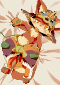 Rating: Questionable Score: 0 Tags: amber_eyes anthro bed biped blush brown_body brown_fur brown_nose cane_(fairy_musketeers) canid canine canis cheek_tuft chest_tuft clothed clothing crotch_tuft curled_tail dagasi digital_media_(artwork) domestic_dog e621 eyewear facial_tuft fairy_musketeers fur fur_trim_(clothing) furniture gloves goggles handwear hat headgear headwear inner_ear_fluff looking_at_viewer lying male mammal nipples open_mouth pupils simple_background slit_pupils solo tail tan_body tan_fur topless tuft yellow_eyes young young_anthro young_male User: bunchy7s