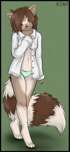 Rating: Questionable Score: 0 Tags: 4_toes adolescent ajna anthro artist_name barefoot big_tail biped blouse blush blush_lines bottomwear breasts brown_body brown_fur brown_hair brown_inner_ear brown_markings brown_nose brown_stripes brown_tail closed_smile clothed clothed_anthro clothed_female clothing collared_shirt countershade_fur countershade_legs countershade_torso countershading digital_drawing_(artwork) digital_media_(artwork) digitigrade domestic_cat dress_shirt e621 eye_through_hair eyebrow_through_hair eyebrows facial_markings feet felid feline felis female female_anthro fingers fluffy fluffy_tail full-length_portrait fur green_background green_bottomwear green_clothing green_eyes green_panties green_stripes green_underwear hair head_markings hybrid long_tail mammal markings mask_(marking) medium_hair monotone_clothing monotone_hair monotone_shirt monotone_topwear mouth_closed multicolored_body multicolored_bottomwear multicolored_clothing multicolored_fur multicolored_panties multicolored_tail multicolored_underwear navel one_eye_closed open_clothing open_shirt open_topwear panties pantsless pantsless_anthro pantsless_female pattern_bottomwear pattern_clothing pattern_panties pattern_underwear pinup portrait pose procyonid raccoon ring_(marking) ringed_tail shaded shirt shy side_boob simple_background simple_shading skimpy slim slim_anthro slim_female small_breasts smile snaggle_tooth solo standing striped_bottomwear striped_clothing striped_markings striped_panties striped_tail striped_underwear stripes tail tail_markings teal_sclera text toes topwear translucent translucent_hair two_tone_bottomwear two_tone_clothing two_tone_panties two_tone_tail two_tone_underwear underwear whiskers white_body white_bottomwear white_clothing white_countershading white_fur white_markings white_panties white_shirt white_stripes white_tail white_topwear white_underwear young young_anthro young_female User: bunchy7s