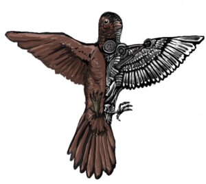 Rating: Safe Score: 0 Tags: ambiguous_gender avian beak bird cheng_and_eng cybernetics cyborg e621 feathers feral machine simple_background solo tail tail_feathers white_background User: bunchy7s