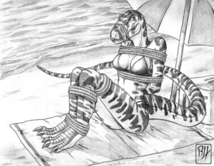 Rating: Questionable Score: 0 Tags: anthro bdsm beach beach_umbrella bedding bikini blanket bondage bound breasts claws clothed clothing detailed_background dinosaur e621 female greyscale monochrome non-mammal_breasts outside parasol predaguy prehistoric_species reptile rope sand saurischian scalie seaside skimpy sky solo submissive submissive_female swimwear tail teeth theropod toe_claws two-piece_swimsuit tyrannosaurid tyrannosauroid tyrannosaurus tyrannosaurus_rex water User: bunchy7s Rating: Questionable Score: 0 Tags: anthro bdsm beach beach_umbrella bedding bikini blanket bondage bound breasts claws clothed clothing detailed_background dinosaur e621 female greyscale monochrome non-mammal_breasts outside parasol predaguy prehistoric_species reptile rope sand saurischian scalie seaside skimpy sky solo submissive submissive_female swimwear tail teeth theropod toe_claws two-piece_swimsuit tyrannosaurid tyrannosauroid tyrannosaurus tyrannosaurus_rex water User: bunchy7s