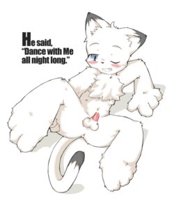 Rating: Explicit Score: 0 Tags: 5:6 anthro anus balls blue_eyes chest_tuft domestic_cat e621 english_text erection felid feline felis fur genitals little_egoist lying male mammal on_back penis presenting shota solo tail text tuft white_body white_fur young young_anthro young_male User: bunchy7s