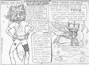 Rating: Explicit Score: 0 Tags: 2011 alternative_fashion anthro arthropod beaded_jewelry beads biped black_and_white black_text bottomwear clothed clothing collar commentary comparison compound_eyes crown dialogue drama duo e621 ear_piercing english_text eyewear feces feces_pile feral fly_(animal) front_view fully_clothed fur hair hands_on_hips headgear hipster insect insect_wings jewelry kandi_(jewelry) male midriff monochrome navel open_mouth pants pen_(artwork) piercing pointy_ears popufur prick_ears profanity rant rave scene_(fashion) scene_haircut shirt speech_bubble spiky_hair standing stereotype sunglasses t-shirt tail teeth text the_truth topwear traditional_media_(artwork) triadfox wearing_eyewear wearing_sunglasses wings User: bunchy7s