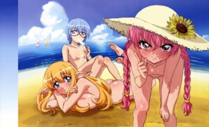 Rating: Explicit Score: 0 Tags: 3girls beach blonde_hair blue_hair blush braid breasts completely_nude female flat_chest glasses hat hiyamizu_yukie large_breasts louise_francoise_le_blanc_de_la_valliere nipples nude nude_filter pink_hair pointy_ears rule34 sand tabitha_(zero_no_tsukaima) third-party_edit tiffania_westwood zero_no_tsukaima User: bunchy7s
