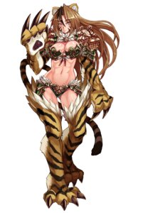 Rating: Questionable Score: 0 Tags: abs animal_humanoid armor barefoot big_hands blush breasts brown_hair claws cleavage clothed clothing e621 feet felid female hair hi_res human humanoid jinko_(mamono_girl_lover) kenkou_cross mammal midriff monster_girl_(genre) monster_girl_encyclopedia multicolored_hair navel pantherine paws simple_background solo standing stripes tiger two_tone_hair white_background yellow_eyes User: bunchy7s