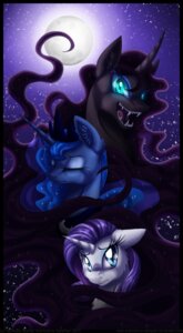 Rating: Safe Score: 0 Tags: 2013 blue_eyes blue_eyeshadow blue_hair crown e621 equid equine eyeshadow fangs female feral friendship_is_magic group hair hasbro headgear hi_res horn idw_publishing inuhoshi-to-darkpen jewelry makeup mammal moon my_little_pony my_little_pony_(idw) mythological_creature mythological_equine mythology necklace night nightmare_rarity_(idw) princess_luna_(mlp) pupils purple_hair rarity_(mlp) slit_pupils star teeth unicorn User: bunchy7s