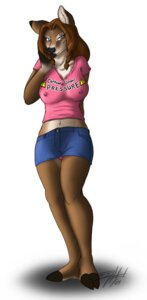 Rating: Questionable Score: 0 Tags: 2009 anthro biped black_nose blue_eyes breasts brown_body brown_fur brown_hair calista_(arsis) clothing deer digital_media_(artwork) e621 english_text esartist female fur gynomorph_(lore) hair hooves long_hair looking_at_viewer mammal midriff navel nipples signature solo standing text tight_clothing User: bunchy7s