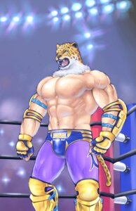 Rating: Safe Score: 0 Tags: abs animal_head animal_humanoid armor athletic biceps big_muscles bottomwear brown_body brown_fur bulge clothed clothing e621 fangs felid fighting_ring for_a_head fur gloves green_eyes handwear humanoid jaguar king_(tekken) male mammal markings mask muscular muscular_male nipples open_mouth pantherine pants pecs pose shorts solo spots standing tan_body tan_fur teeth tekken tekken_6 tongue topless vein white_body white_fur wrestler ポチコロ User: bunchy7s