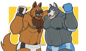 Rating: Safe Score: 0 Tags: 2012 abs anthro biceps big_muscles bodily_fluids bottomwear canid canine canis chest_tuft clothed clothing domestic_dog duo e621 fur gloves great_dane handwear hound_(houndgrey) houndgrey male mammal mastiff molosser muscular muscular_male nipples oso_(houndgrey) pecs pose shorts sweat tail teeth topless tuft wrestler User: bunchy7s