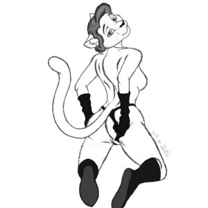 Rating: Explicit Score: 0 Tags: 1:1 anthro biped black_and_white boots breasts butt clothing clothing_aside domestic_cat e621 ear_piercing felid feline felis female footwear genitals gloves handwear kneeling line_art looking_back mammal millie_(zat_virgil) monochrome panties panties_aside piercing shoes side_boob solo tail underwear underwear_aside vulva zat_virgil zavir User: bunchy7s