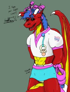 Rating: Questionable Score: 0 Tags: ageplay anthro clothed clothing diaper dragon e621 hasbro infantilism levi_(babylevithan) leviathan_(artist) looking_at_viewer male membrane_(anatomy) membranous_wings mlp_g3 my_little_pony mythological_creature mythological_scalie mythology pacifier pacifier_clip pre-g4 ribbons roleplay scalie solo tail wearing_diaper what wings User: bunchy7s