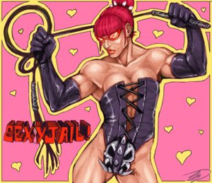 Rating: Explicit Score: 0 Tags: abs alice_(superjail) armpits artist_request bangs border breasts cleavage color elbow_gloves english_text eyewear female glasses gloves hearts leather mole muscular muscular_female pink_background pose red_hair rule34 short_hair small_breasts solo superjail text whip yellow_border User: bunchy7s