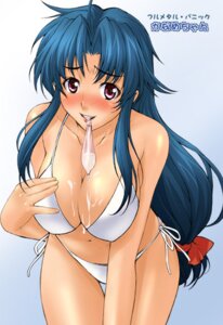 Rating: Explicit Score: 0 Tags: 1girls bikini blue_hair blush breasts chidori_kaname condom condom_in_mouth cum cum_on_body cum_on_breasts cum_on_upper_body female full_metal_panic long_hair mouth_hold red_eyes rule34 side-tie_bikini solo swimsuit takurou used_condom User: bunchy7s