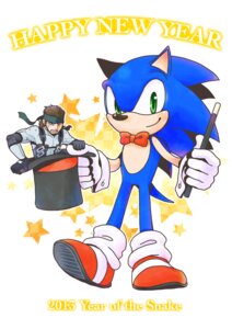 Rating: Safe Score: 0 Tags: 2013 anthro blue_body blue_fur bow_(feature) bow_tie brown_hair clothing duo e621 eulipotyphlan fur hair hat headgear headwear hedgehog holding_clothing holding_hat holding_headgear holding_headwear holding_object holidays kerchief konami male mammal metal_gear new_year posaune76 sega side_mouth solid_snake sonic_the_hedgehog sonic_the_hedgehog_(series) tail top_hat wand User: bunchy7s