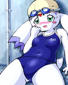 Rating: Questionable Score: 0 Tags: 4:5 adolescent anthro anthrofied bandai_namco blush bodily_fluids breasts calumon close-up clothed clothing digimon digimon_(species) digimorph digital_media_(artwork) e621 eyewear facial_markings female forehead_markings g-sun genital_close-up goggles head_markings low_res mammal markings oekaki one-piece_swimsuit school_swimsuit solo sweat swimming_cap swimming_goggles swimming_pool swimwear symbol wet young young_anthro young_female zero_unit User: bunchy7s