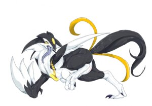 Rating: Explicit Score: 0 Tags: belly black_body black_tail bodily_fluids breasts claws digitigrade e621 female feral genitals killa lizard long_tongue markings monster multi_tail non-mammal_breasts nude open_mouth reptile saliva scalie shebeast simple_background solo tail teats tongue tongue_out unknown_species vulva white_background white_belly yellow_eyes yellow_markings User: bunchy7s