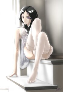 Rating: Questionable Score: 0 Tags: black_hair bleach blue_eyes braid braided_hair braided_ponytail chemise feet female front_braid front_ponytail jadeedge jon_kneeland lingerie long_hair pale_skin rule34 shy single_braid sitting stockings thighhighs thighs underwear unohana_retsu User: bunchy7s