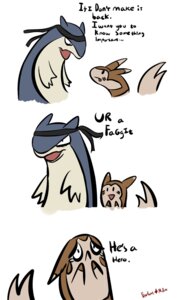 Rating: Safe Score: 0 Tags: 3:5 ambiguous_gender comic dialogue e621 english_text feathers_(artist) feral furret generation_2_pokemon hi_res humor mammal mustelid nintendo pokemon pokemon_(species) simple_background text typhlosion white_background User: bunchy7s Rating: Safe Score: 0 Tags: 3:5 ambiguous_gender comic dialogue e621 english_text feathers_(artist) feral furret generation_2_pokemon hi_res humor mammal mustelid nintendo pokemon pokemon_(species) simple_background text typhlosion white_background User: bunchy7s