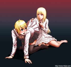 Rating: Questionable Score: 0 Tags: 1boy 1girls all_fours alternate_costume barefoot blonde_hair blue_eyes blush crossdressing dress eleonore_kliesen emilie_de_rochefort female femdom girly green_eyes hibal human humiliation leo_kliesen long_hair male open_mouth rule34 short_hair skirt skirt_lift tear tekken tekken_6 thighhighs trap white_dress zettai_ryouiki User: bunchy7s