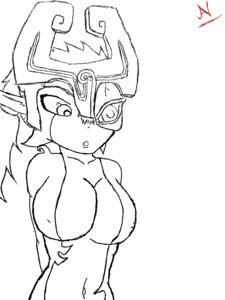 Rating: Questionable Score: 0 Tags: 3:4 a-n big_breasts biped black_and_white breasts clothing e621 female fused_shadow headgear headwear hi_res humanoid midna monochrome navel nintendo not_furry signature small_mouth solo the_legend_of_zelda twili twilight_princess User: bunchy7s