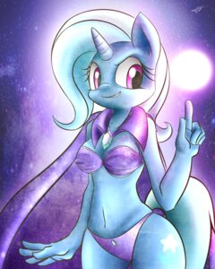 Rating: Safe Score: 0 Tags: 4:5 5_fingers anthro anthrofied blue_body blue_fur bra breasts cape clothing cutie_mark e621 equid equine female fingers friendship_is_magic fur glowing hair hasbro hi_res horn kyodashiro long_hair magic mammal multicolored_hair my_little_pony mythological_creature mythological_equine mythology open_mouth panties purple_eyes smile solo teeth trixie_(mlp) two_tone_hair underwear unicorn User: bunchy7s