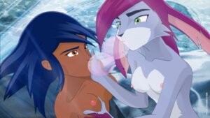 Rating: Questionable Score: 0 Tags: 2007 2girls anthro blizzarian blowing_bubblegum blue_hair breast_grab breasts brown_eyes bubble bubble_gum color dark-skinned_female dark_skin female fur green_eyes grey_fur grope gum hair hazel_eyes human_on_anthro ke-kaikunane-o-seer nude piper_(storm_hawks) purple_hair rule34 small_breasts storm_hawks suzi-lu yuri User: bunchy7s